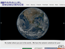 Tablet Screenshot of parallelgeo.com